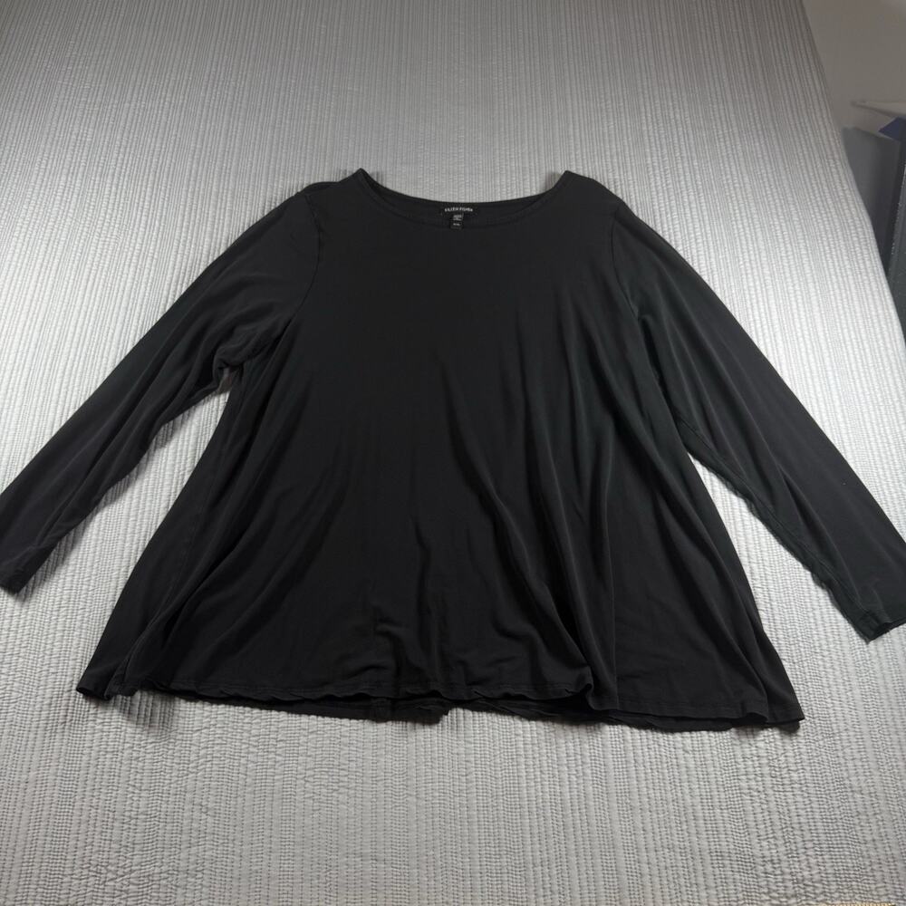 Eileen Fisher Tunic Top Shirt Women’s XL Lagenlook Capsule Wardrobe Effortless